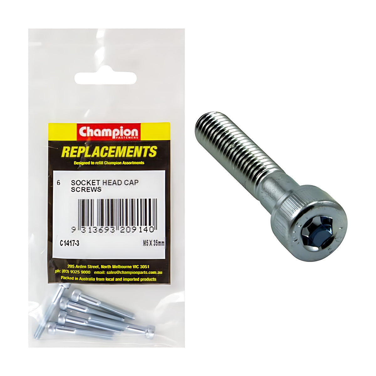 Socket Head Cap Screw Assortment Refill
