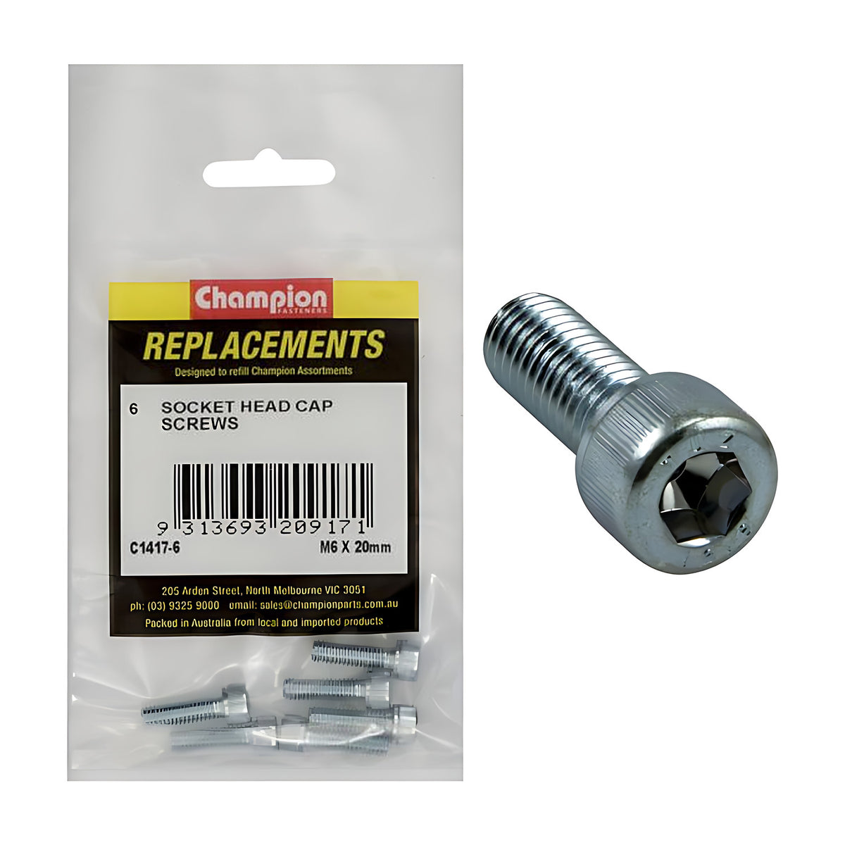 Socket Head Cap Screw Assortment Refill