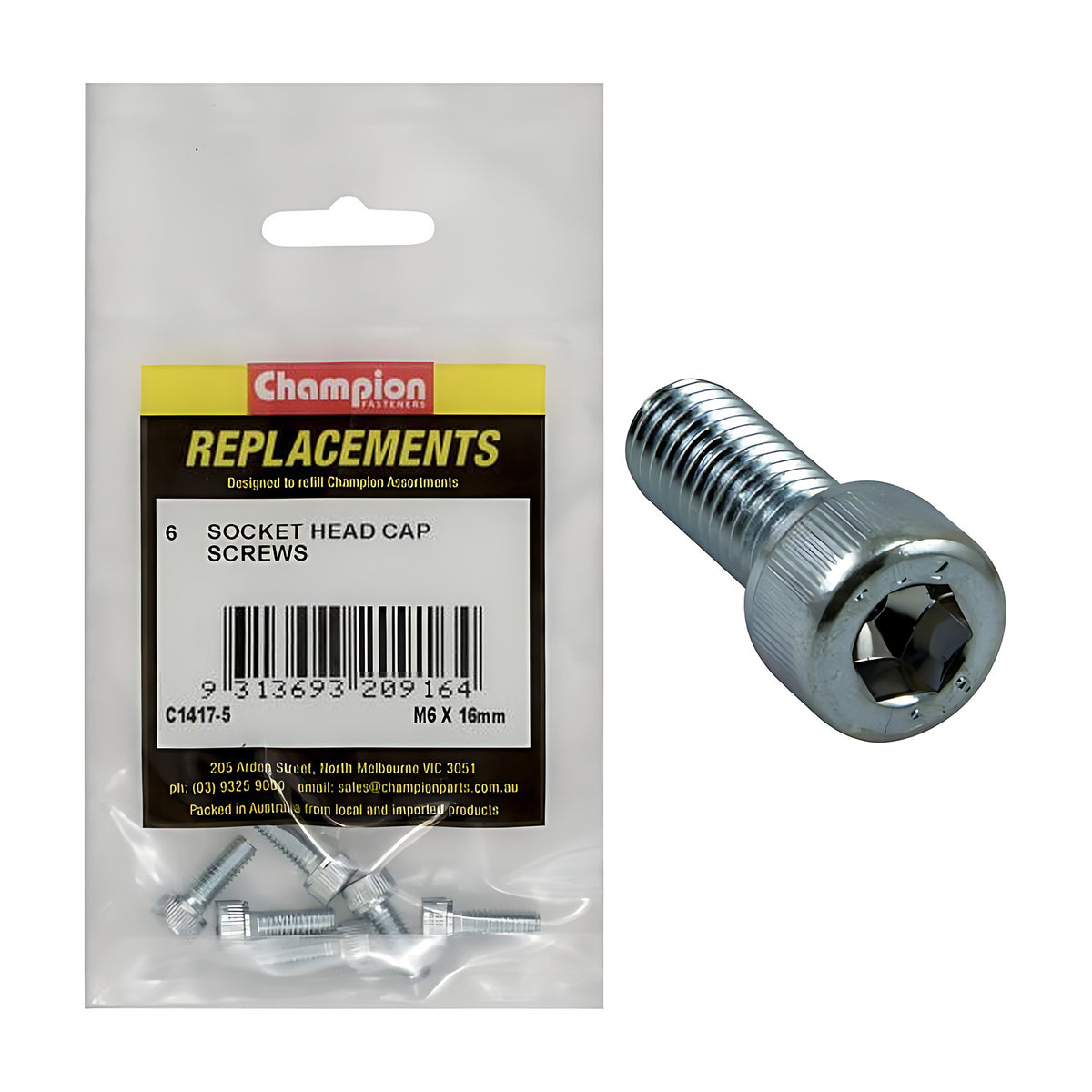 Socket Head Cap Screw Assortment Refill