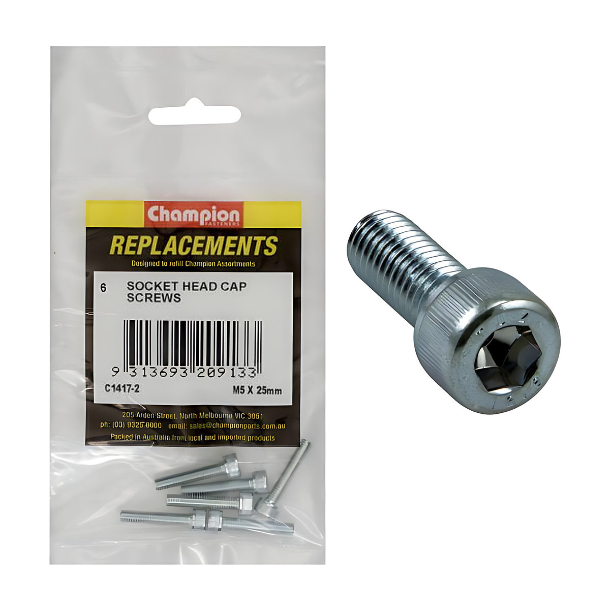 Socket Head Cap Screw Assortment Refill