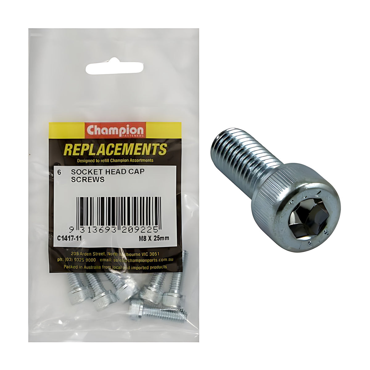 Socket Head Cap Screw Assortment Refill