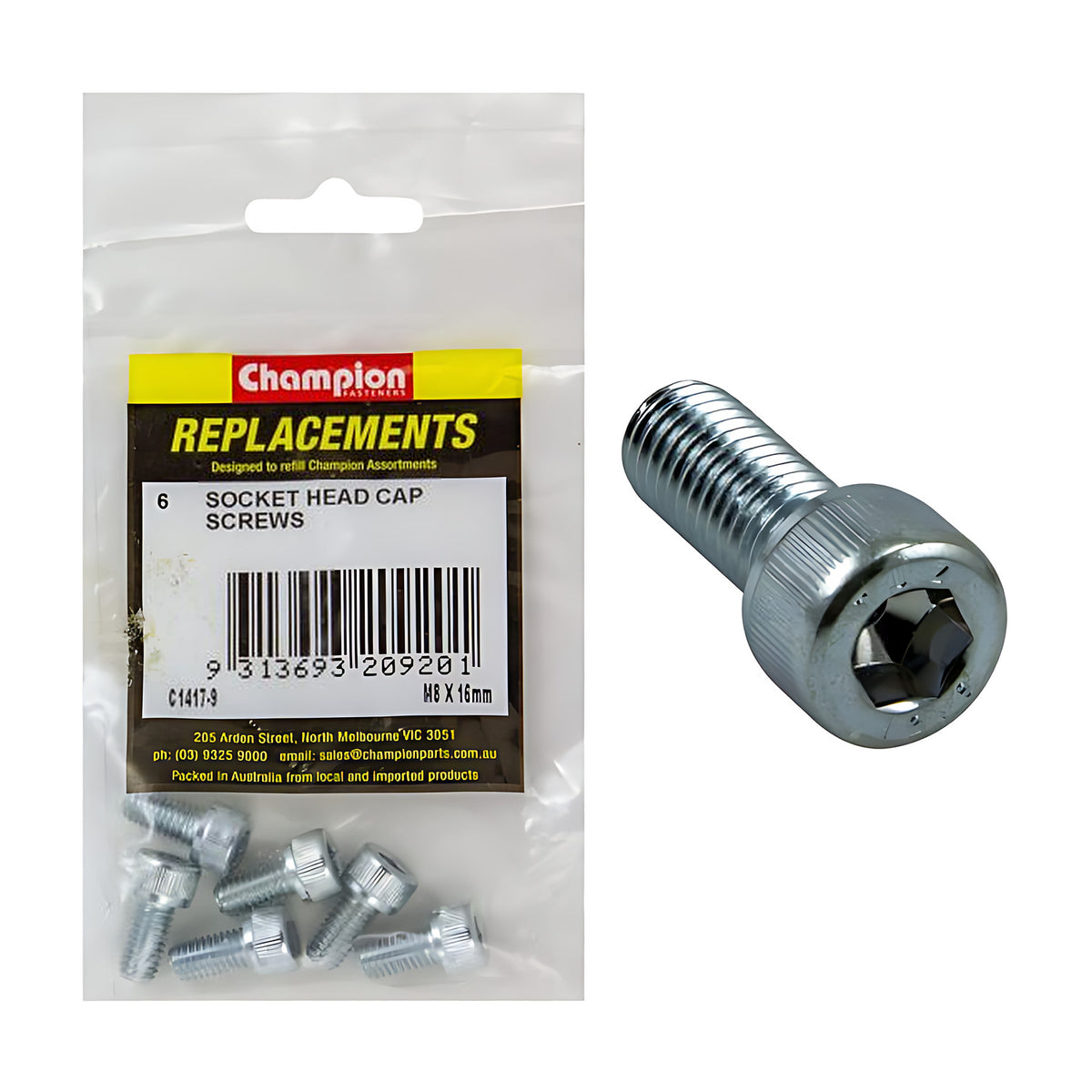 Socket Head Cap Screw Assortment Refill