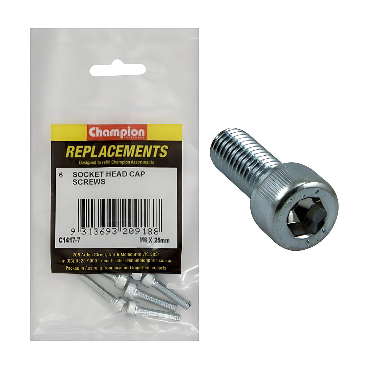 Socket Head Cap Screw Assortment Refill