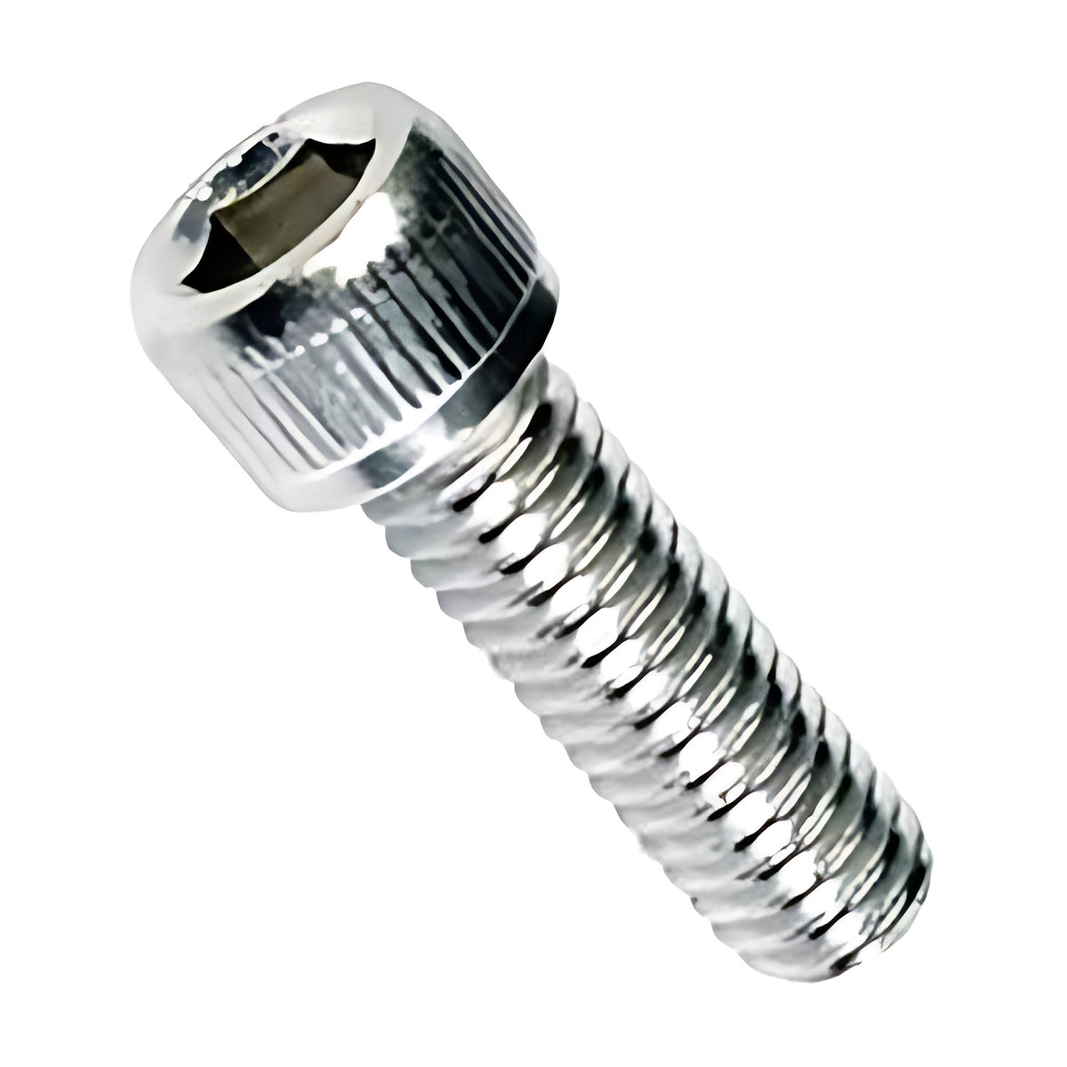 SOKO M12 socket head cap screw, zinc plated, hex socket in the cylindrical head and fully threaded shank