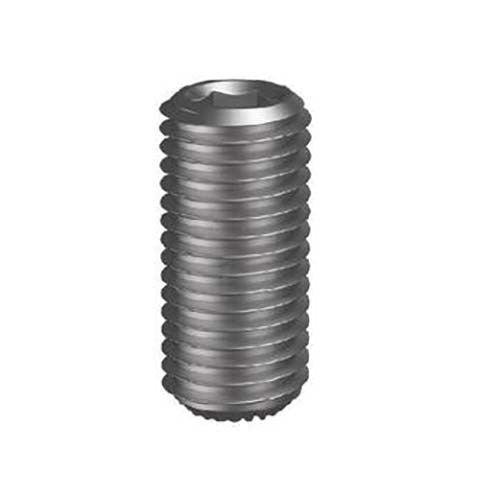 Soko M12 x 12mm Knurl Cup Point Socket Set Screw Alloy Steel Zinc Pack of 100 - AIMS Industrial Supplies