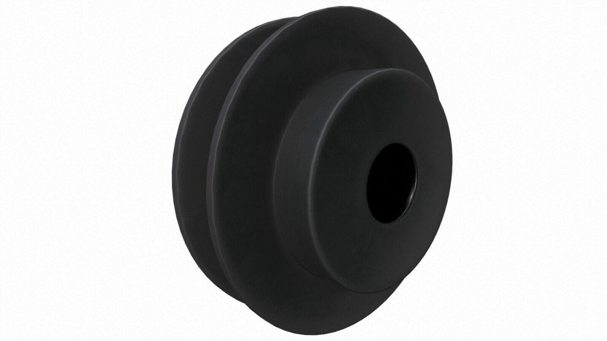 SPB / B Section Pilot Bore V-Pulley - Cast Iron (1 to 2 Grooves) - AIMS Industrial Supplies