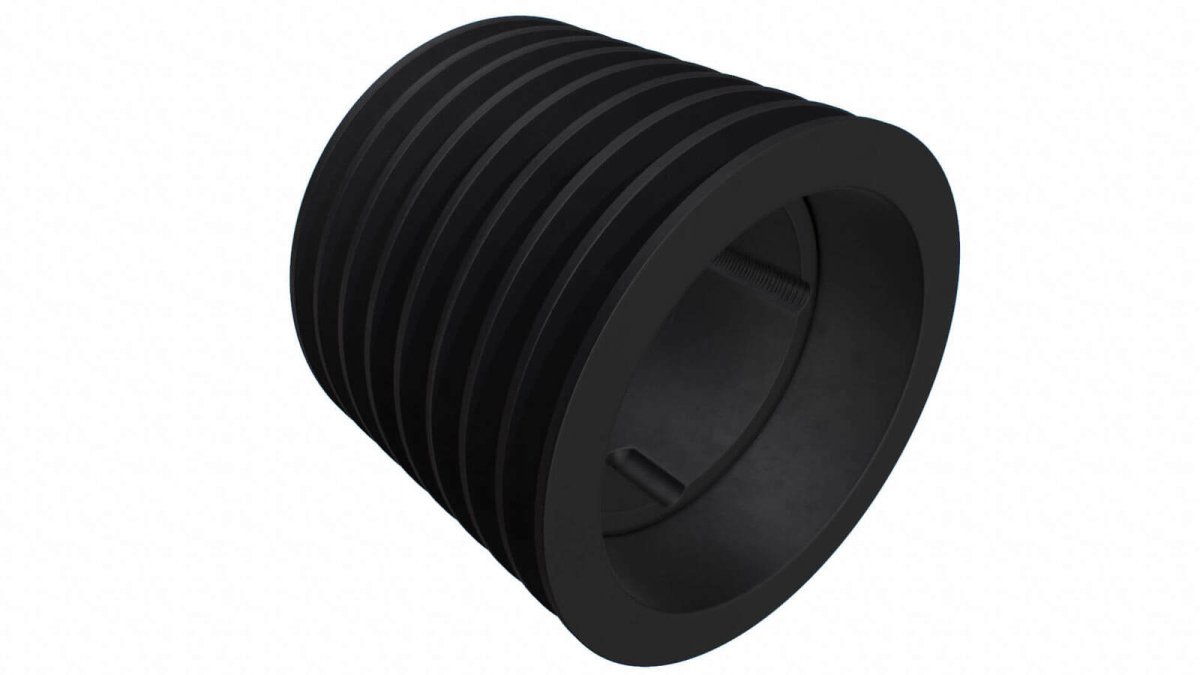 SPC / C Section Taper Lock V - Pulley - Cast Iron (1 to 12 Grooves) - AIMS Industrial Supplies