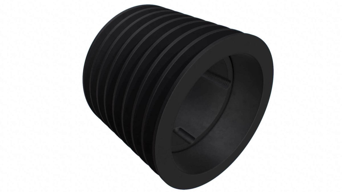 SPC / C Section Taper Lock V - Pulley - Cast Iron (1 to 12 Grooves) - AIMS Industrial Supplies