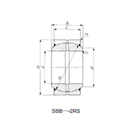 Spherical Plain Bushing 2RS - Imperial - SBB12 - 2RS - AIMS Industrial Supplies