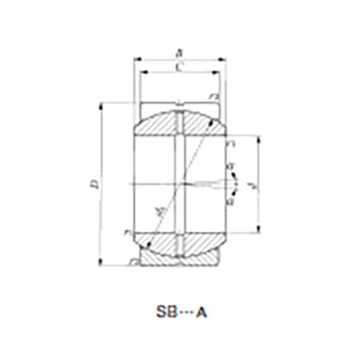Spherical Plain Bushing Open - SB12A - AIMS Industrial Supplies