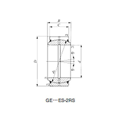 Spherical Plain Bushing With Seals (GE - ES - 2RS) - AIMS Industrial Supplies