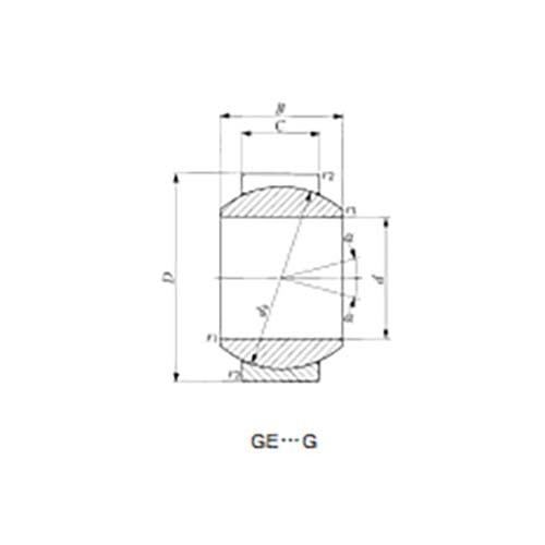 Spherical Plain Bushing With Seals (GE - GS - 2RS) - AIMS Industrial Supplies