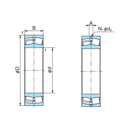Spherical Roller Bearings EXQW33 Tapered Bore (C3) - AIMS Industrial Supplies