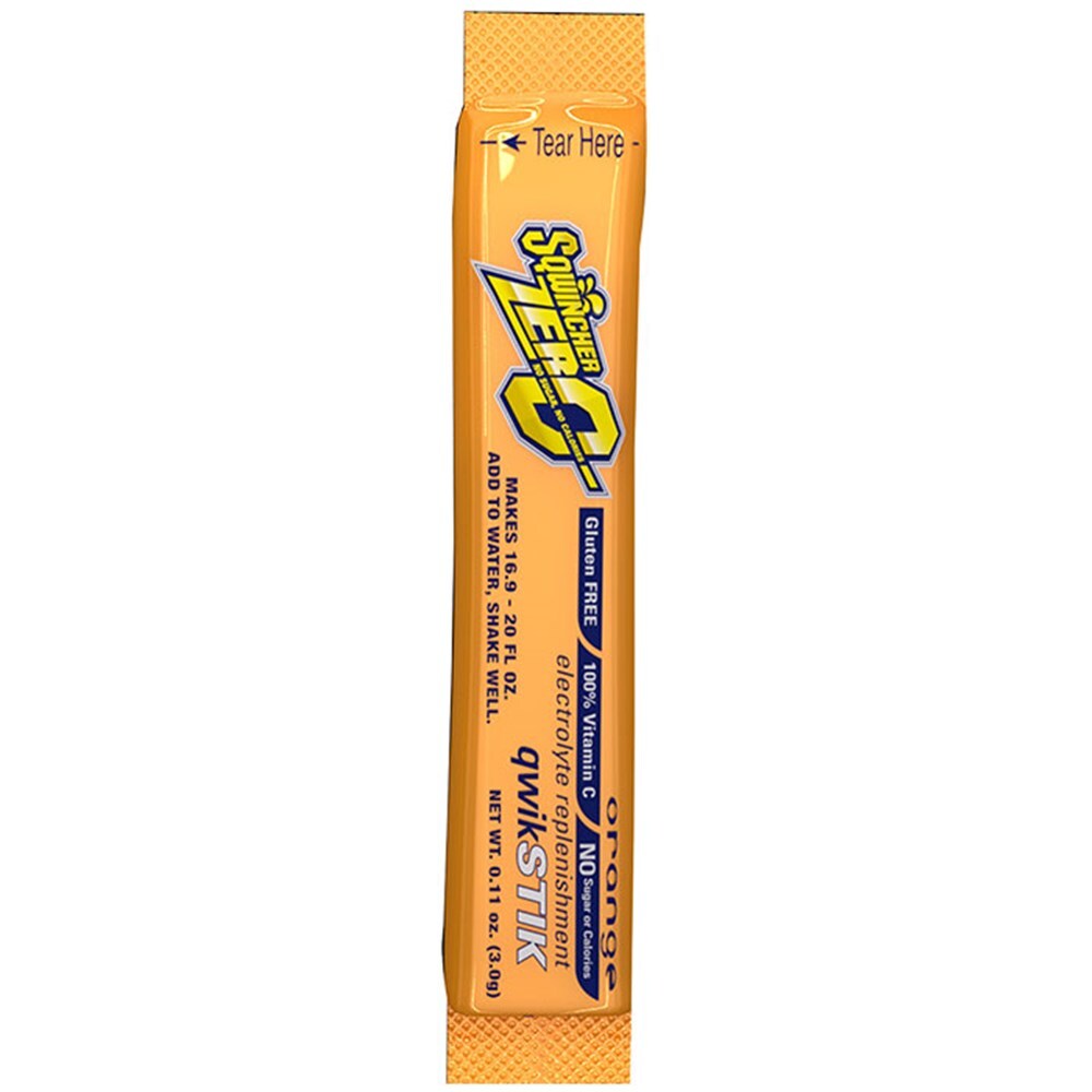 Sqwincher Qwik Stiks Orange - Box of 500 (10 Packs of 50 Sticks)