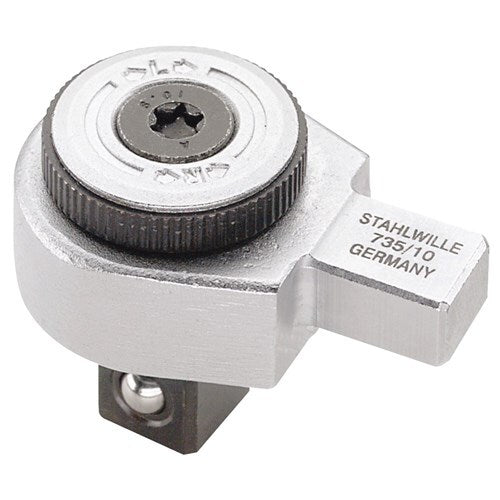 Stahlwille 1/2" Drive #10 9 x 12mm Reversible Ratchet Insert Tool  SW735/10