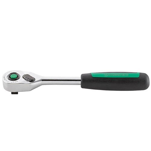 Stahlwille 1/4" Drive 80 Teeth Quick Release Reversible Ratchet With 2-Component Handle SW415QR-N - AIMS Industrial Supplies