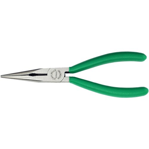 Stahlwille 160mm Snipe Nose Plier W/ Cutter - Dip-Coated Handle SW6529
