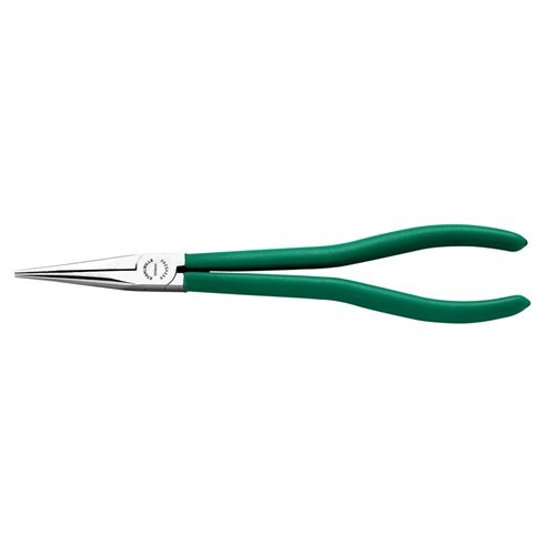 Stahlwille 280mm Mechanic Snipe Nose Plier - Dip-Coated Handle SW6534 - AIMS Industrial Supplies