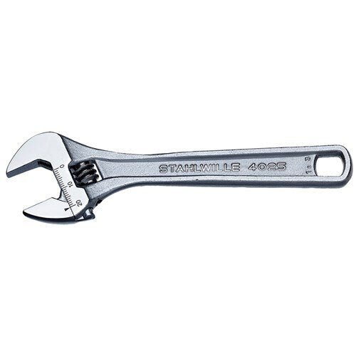 Stahlwille Adjustable Wrench - Chrome Plated Finish - AIMS Industrial Supplies
