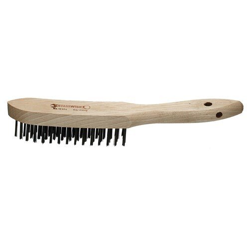 Stahlwille Brush 4 Row Steel Wire Timber Handle - SW12374 - AIMS Industrial Supplies