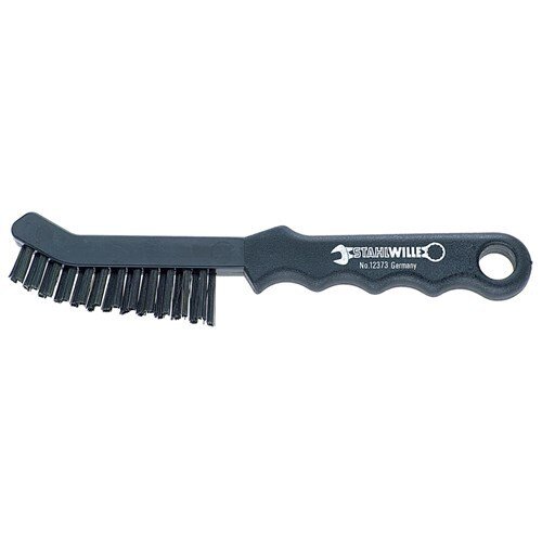 Stahlwille Brush Wire Steel 2 Row 230mm Slim Design - SW12373 - AIMS Industrial Supplies