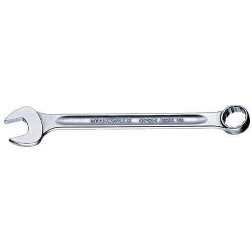 Stahlwille Combination Spanner-Imperial Chrome Plated Finish - AIMS Industrial Supplies