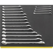 Stahlwille Combination Spanner Set 6mm - 24mm TCS Foam, 13 17-Piece SW13/17 - AIMS Industrial Supplies