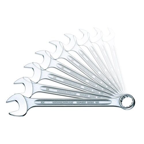 Stahlwille Combination Spanner Set, 7/16" - 7/8" 13 8- Piece SW13A/8 - AIMS Industrial Supplies