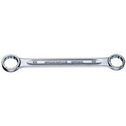 Stahlwille Double-Ended Ring Spanner, Flat- Metric Chrome Plated Finish - AIMS Industrial Supplies