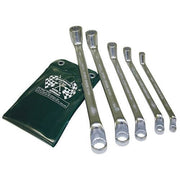 Stahlwille Double-Ended Ring Spanner Set 5 -Piece 1/4x5/16" - 11/16 x 13/16" , SWVP20A/5 - AIMS Industrial Supplies