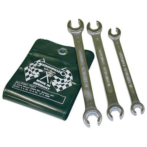 Stahlwille Double Open Ring Spanner Set, 8 x 10mm - 12 x 14mm, 3-Piece SWVP24/3 - AIMS Industrial Supplies