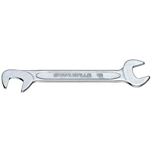 Stahlwille Electrician's Double Open End Spanner - Imperial Chrome Plated Finish - AIMS Industrial Supplies