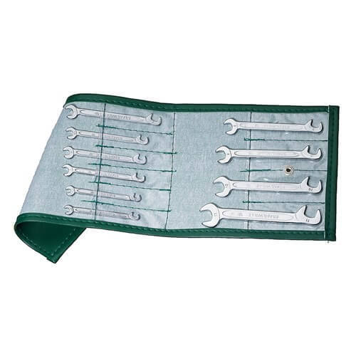Stahlwille Electrician's Double Open End Spanner Set-Metric Chrome Plated Finish - AIMS Industrial Supplies