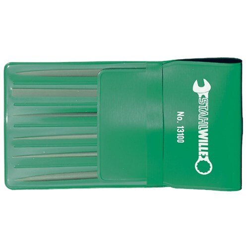 Stahlwille File Needle Set Plastic / Textile Wallet 6-Piece - SW13100 - AIMS Industrial Supplies