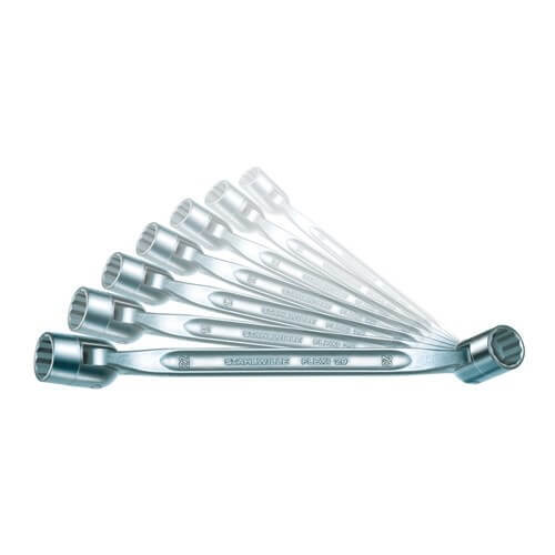 Stahlwille Flex i Joint Spanner Set 7-Piece 8 x 9mm - 20 x 22mm SW29/7 - AIMS Industrial Supplies