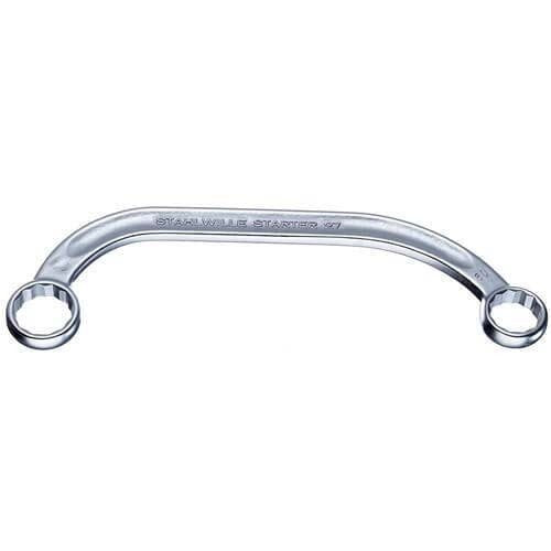 Stahlwille Half Moon Ring Spanner-Metric Chrome Plated Finish - AIMS Industrial Supplies