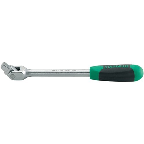 Stahlwille Handle Flexible 3/8"Dr 2-Component Handle 253.5mm Long - SW424N - AIMS Industrial Supplies