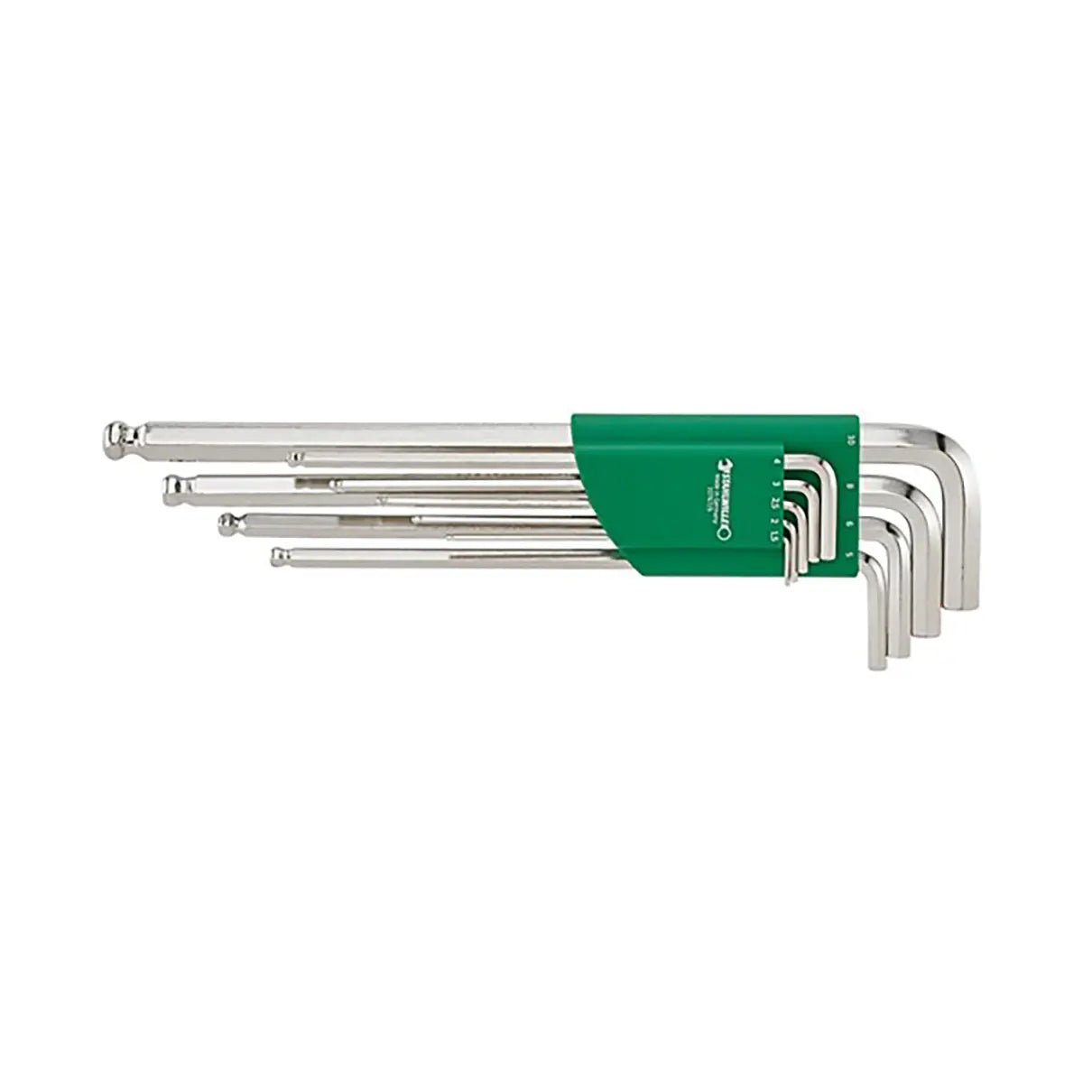 Stahlwille Hex Key Allen Wrench Metric 9-Piece Set, Ball End Long Series SW10767/9 - AIMS Industrial Supplies