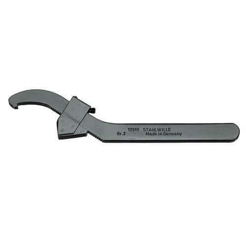 Stahlwille Hook Spanner-Metric Chrome Plated Finish - AIMS Industrial Supplies