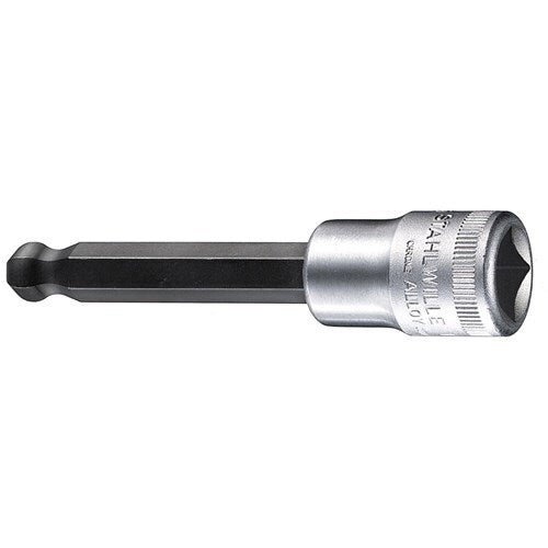 Stahlwille Inhex Socket Ball End, Long - 1/2 Drive - Metric - AIMS Industrial Supplies