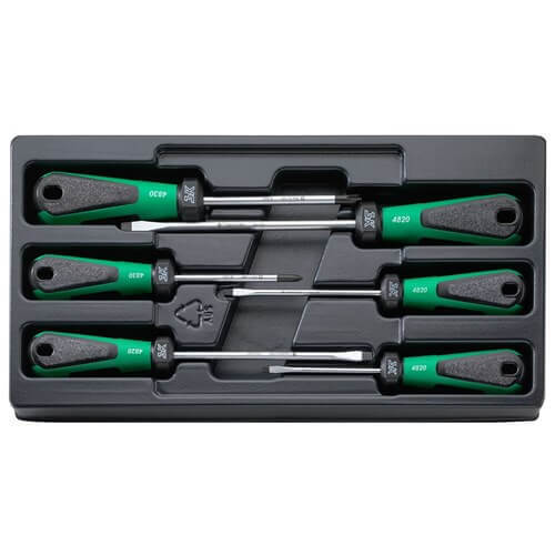 Stahlwille Screwdriver Set 3K Drall 6-Piece SW4891 4 Slot/2 Phillips - AIMS Industrial Supplies