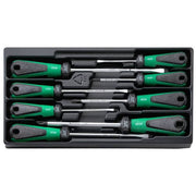 Stahlwille Screwdriver Set 3K Drall 8-Piece 5 Slot / 3 Phillips  SW48921