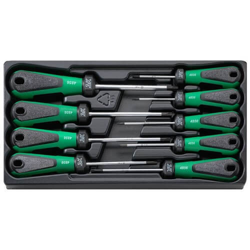 Stahlwille Screwdriver Set 3K Drall Torx 9-Piece Tamper Resistant  SW48991
