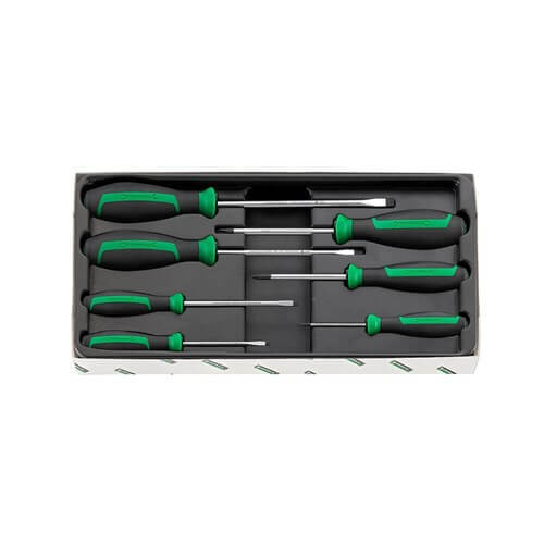 Stahlwille Screwdriver Set Drall+ 7-Piece 5 Slotted/2 Phillips SW4691/7 - AIMS Industrial Supplies