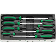 Stahlwille Screwdriver Set Drall+ 8-Piece 5 Slotted/3 Phillips Head  SW4692/81
