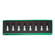 Stahlwille Screwdriver Socket Torx Set 3/8" Drive 8-Piece T9-T40 SW49 - AIMS Industrial Supplies