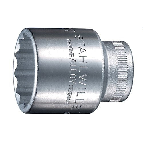 Stahlwille Socket 1/2" Drive 21mm 12 Point HPQ Steel  SW50