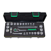 Stahlwille Socket & Accessory 3/8" Drive (8-19mm & 1/4 - 3/4") Set, 25Pcs1