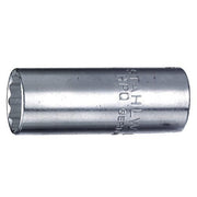 Stahlwille Socket Extra Deep 12 Point - 1/4 Drive - Metric - AIMS Industrial Supplies