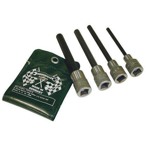 Stahlwille Socket Inhex 1/2" Drive Extra Long 4 Piece Value Pack  SWVP1054/41